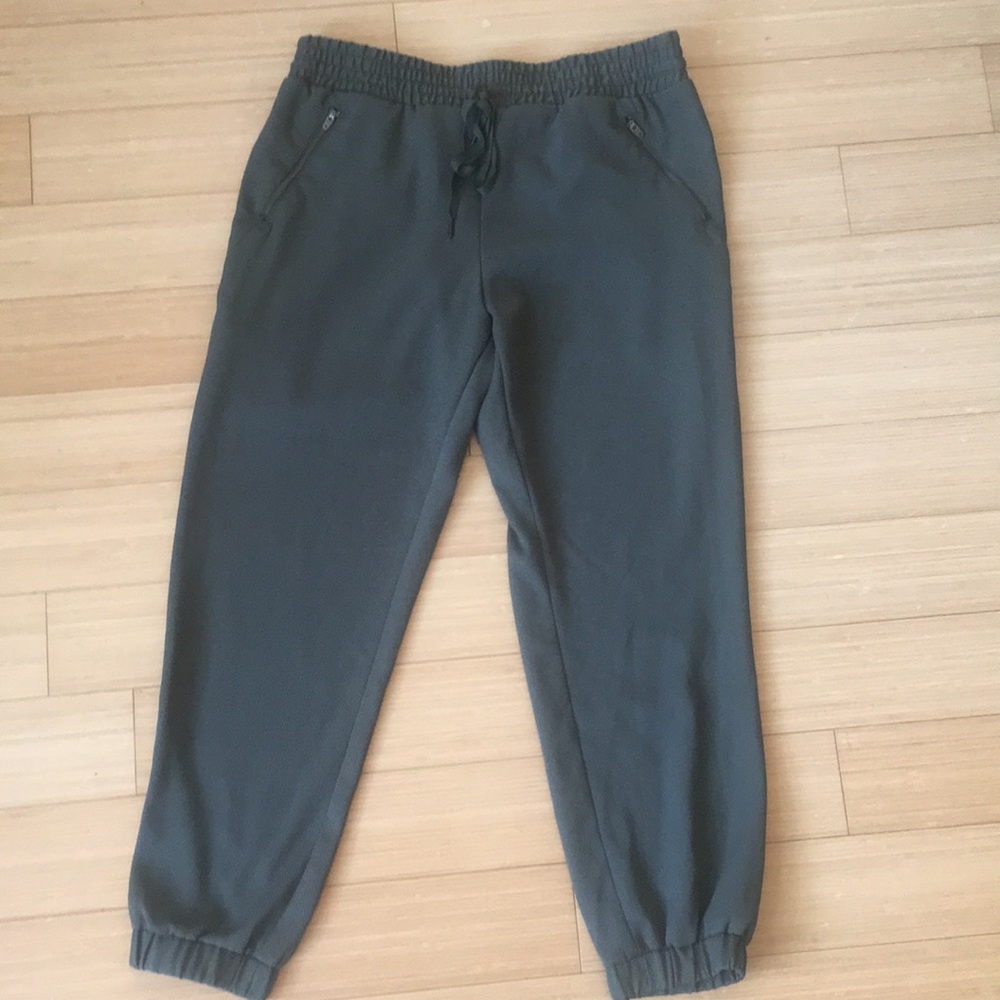 Mossimo Full Length Cuffed Olive Green Pants